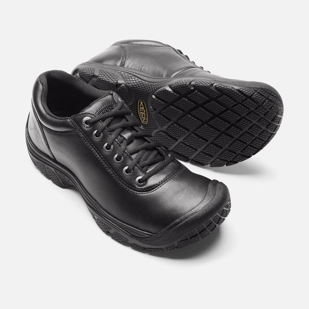 Zapatos Oxford Keen Mexico Negros - Hombre Ptc Dress - GY9274608